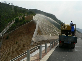 河龍高速邊坡修復